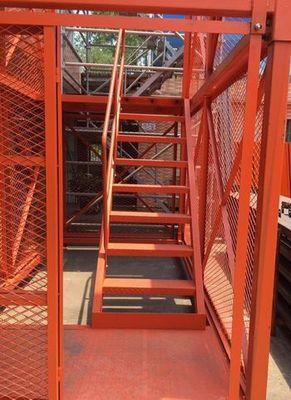 梯笼式安全爬梯 现代建筑中不可或缺的安全装备