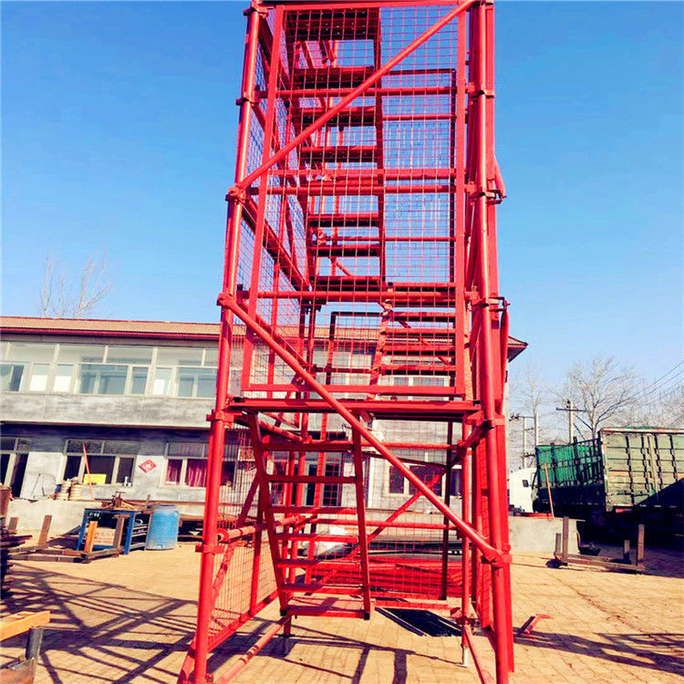 安全爬梯箱式梯笼建筑施工梯笼组合式爬梯深基坑安全梯笼安全爬梯